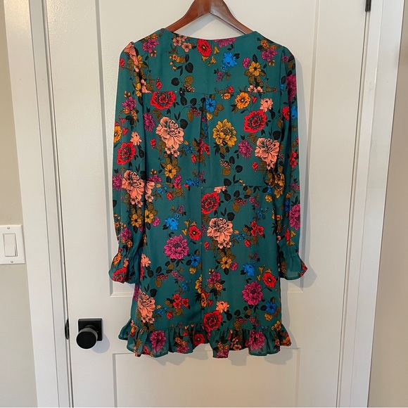 Jack by BB Dakota Floral Flounce Dress size 4 - Picture 5 of 5